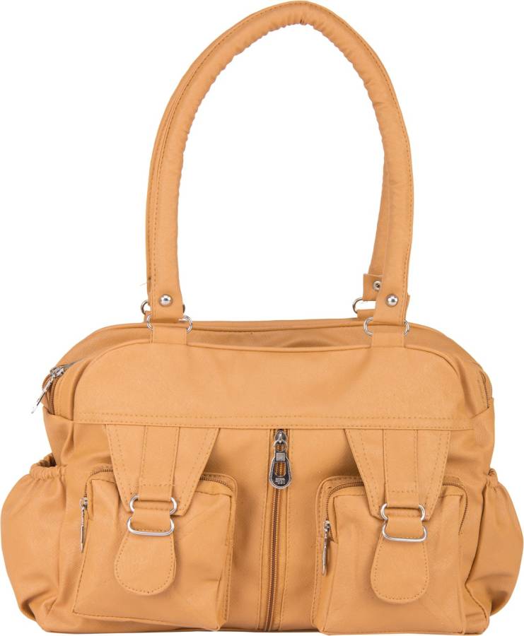 Women Beige Hand-held Bag - Regular Size Price in India