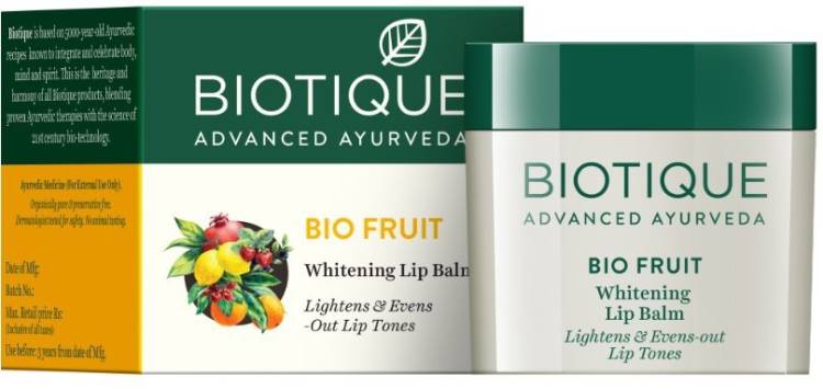BIOTIQUE Bio Fruit Whitening Lip Balm Fruity Price in India