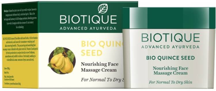 BIOTIQUE Bio Quince Seed Nourishing Face Massage Cream Price in India