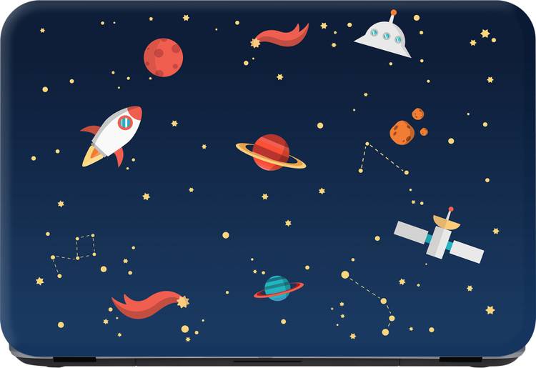 Flipkart SmartBuy space world Premium LG Vinyl (matte) Laptop Decal 15.6