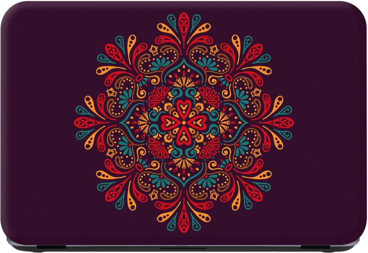 Flipkart SmartBuy colourful mandala Premium LG Vinyl (matte) Laptop Decal 15.6