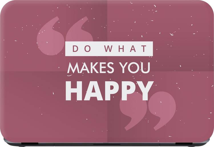 Flipkart SmartBuy make happy Premium LG Vinyl (matte) Laptop Decal 14.1