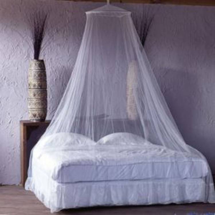 Neruti Enterprise Polyester Adults Double bed ( Round ) Mosquito Net