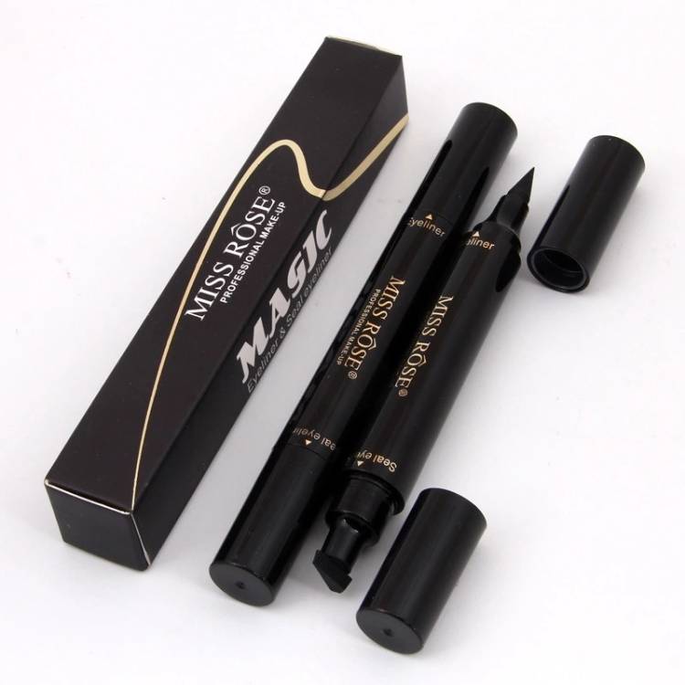 MISS ROSE Dual Eyeliner Pen And Winged Stamp. 3.5 ml Price in India