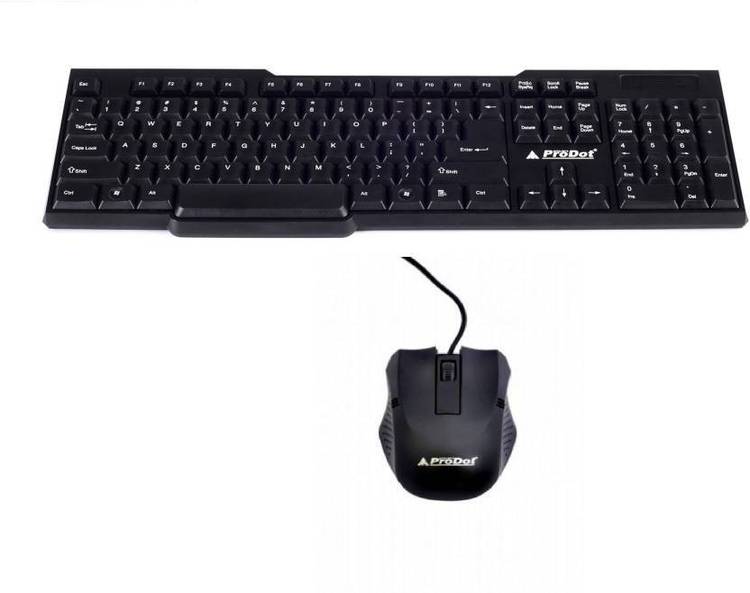 ProDot KB-207S KEYBOARD MOUSE Wired USB Multi-device Keyboard