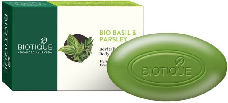 BIOTIQUE Basil and Parsley Soap