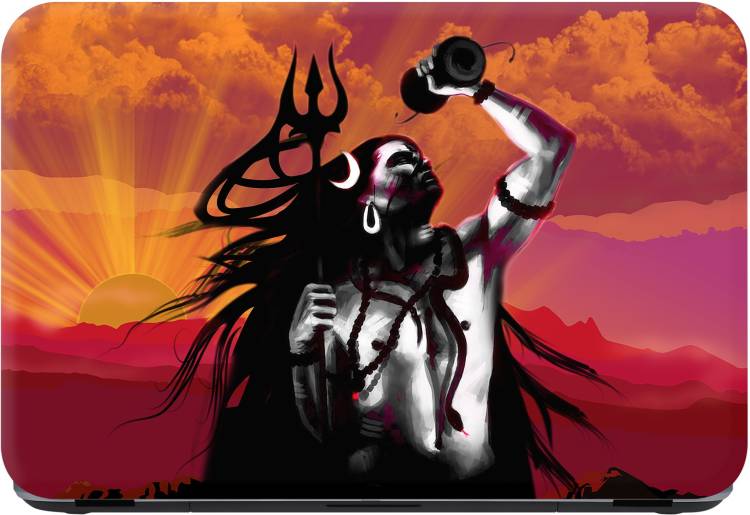 Flipkart SmartBuy Lord Shiva_11 Premium LG Vinyl (matte) Laptop Decal 15.6