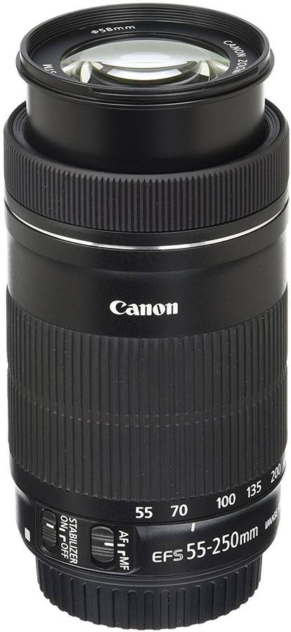 Canon EF-S 55-250mm F4-5.6 IS STM  for SLR Cameras  Lens