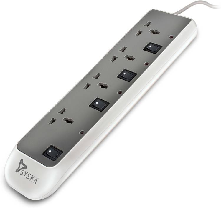 Syska 4 Way power strip 4  Socket Extension Boards