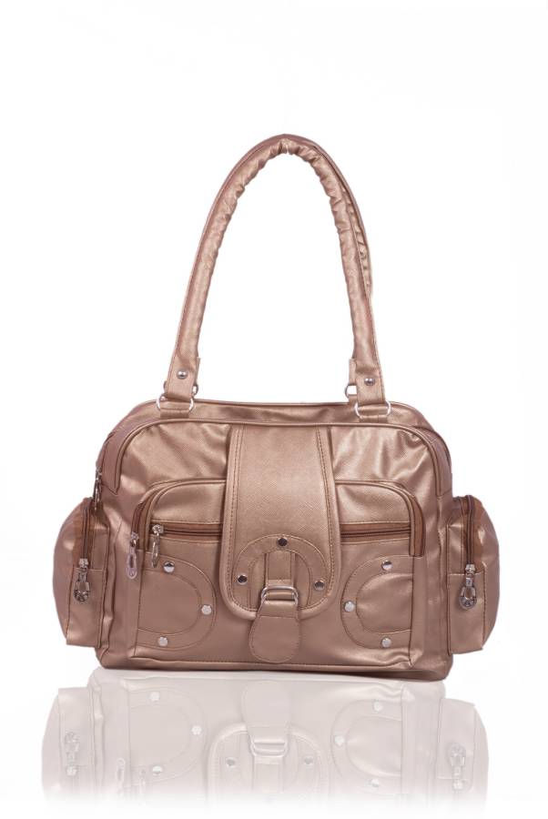 Women Gold Shoulder Bag - Mini Price in India