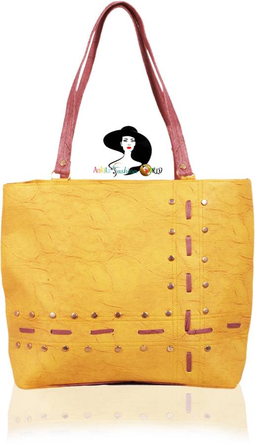 Women Yellow Shoulder Bag - Regular Size Price in India