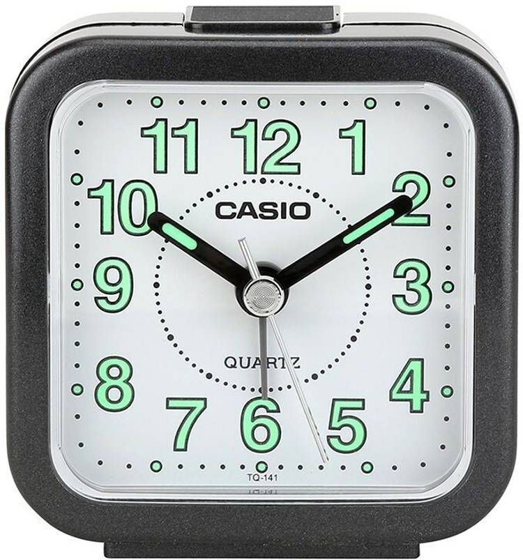 CASIO Analog White, Black Clock