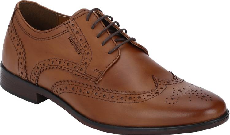 Formal Leather Brogue Lace Up For Men