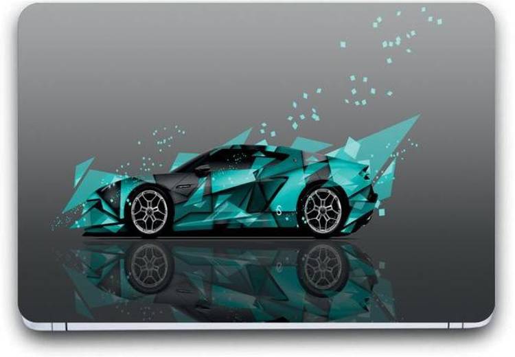 Gallery 83 ® abstract car laptop skin sticker wallpaper (15 inch x 10 inch) 3509 vinyl Laptop Decal 15.6 vinyl Laptop Decal 15.6