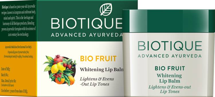BIOTIQUE Bio Fruit Whitening Lip Balm Fruity Price in India