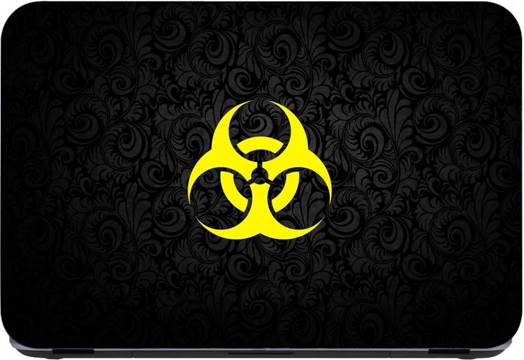 Flipkart SmartBuy Hazardous Sign 3m or avery imported vinyl woith lamination Laptop Decal 15.6