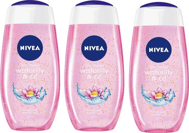 NIVEA Water lily & Oil Shower Gel - Pack of 3