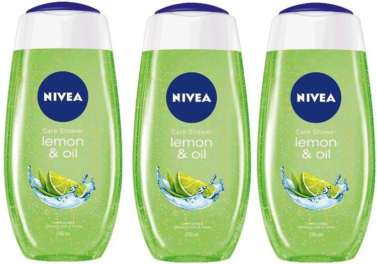 NIVEA Lemon & Oil Shower Gel - Pack of 3