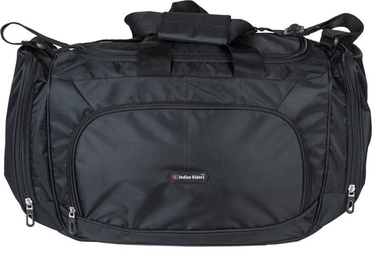 Indian Riders (Expandable) Light weight Waterproof Travel Bag -Black (IRDB-002) Travel Duffel Bag