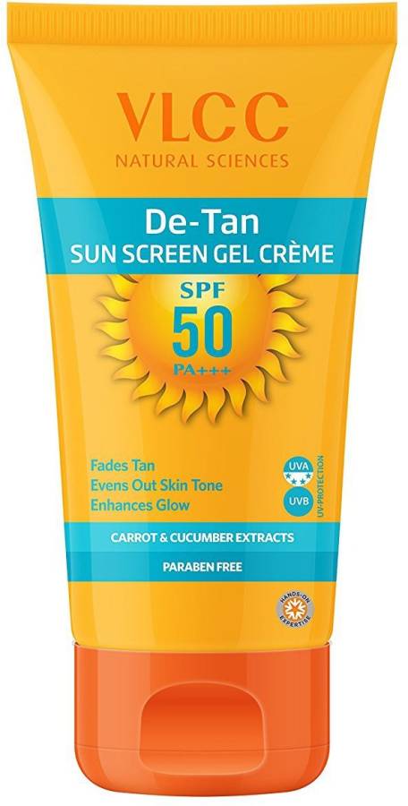 VLCC De Tan Sunscreen Gel Creme - SPF 50 PA+++ (100 g) - SPF 50 PA+++ Price in India