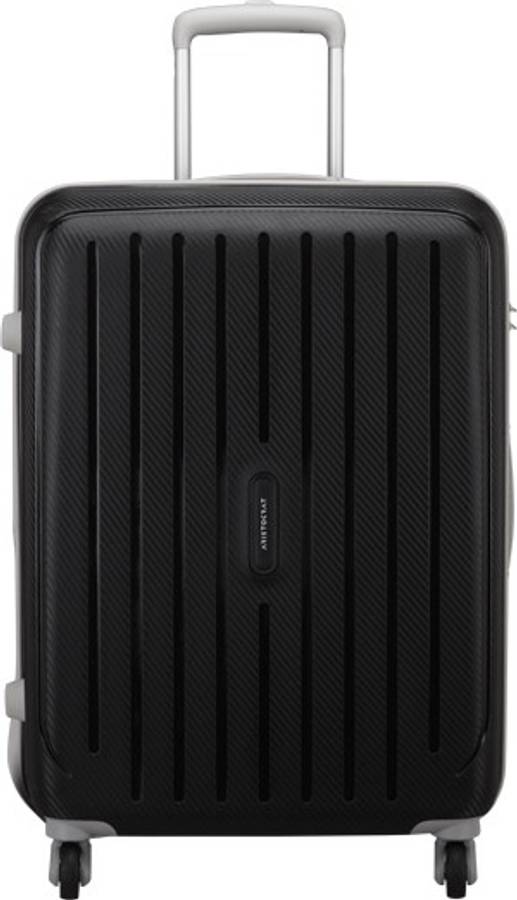 Medium Check-in Luggage (65 cm) - Photon Strolly 65 360 Jbk - Black