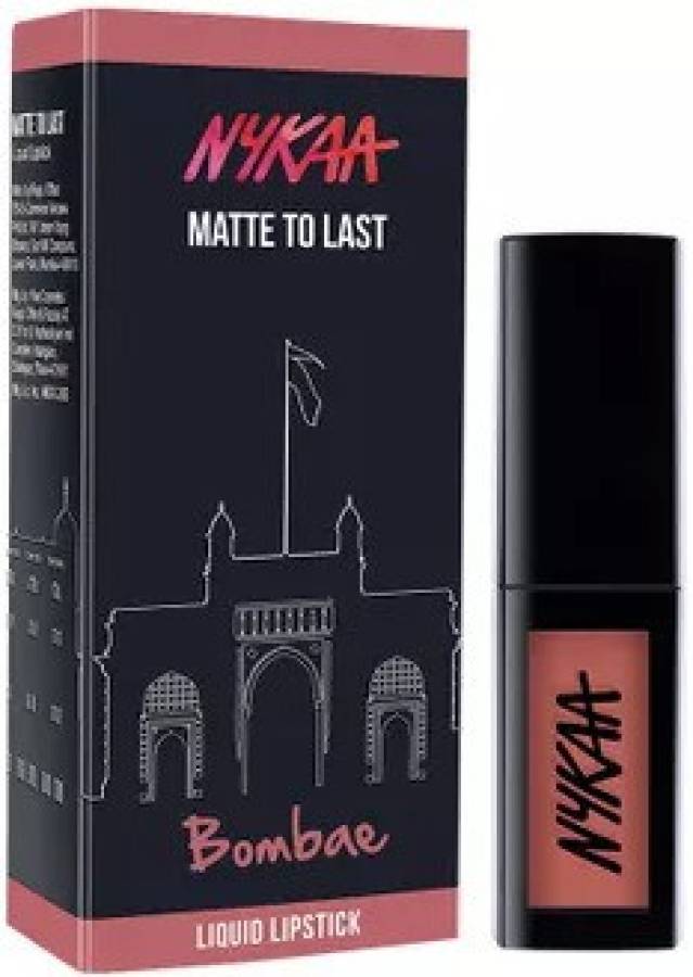 NYKAA Matte To Last ! Liquid Lipstick - Bombae Price in India