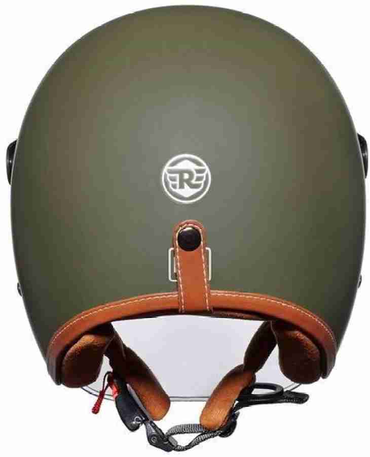 ROYAL ENFIELD Lthr Trim Motorbike Helmet - Buy ROYAL ENFIELD Lthr Trim