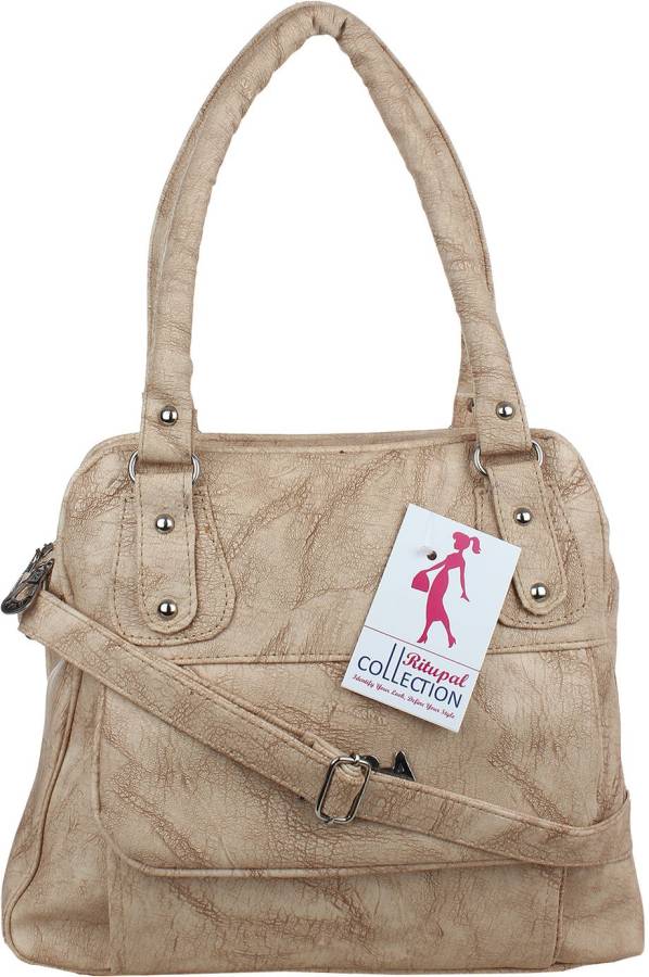 Women Beige Hand-held Bag - Regular Size Price in India