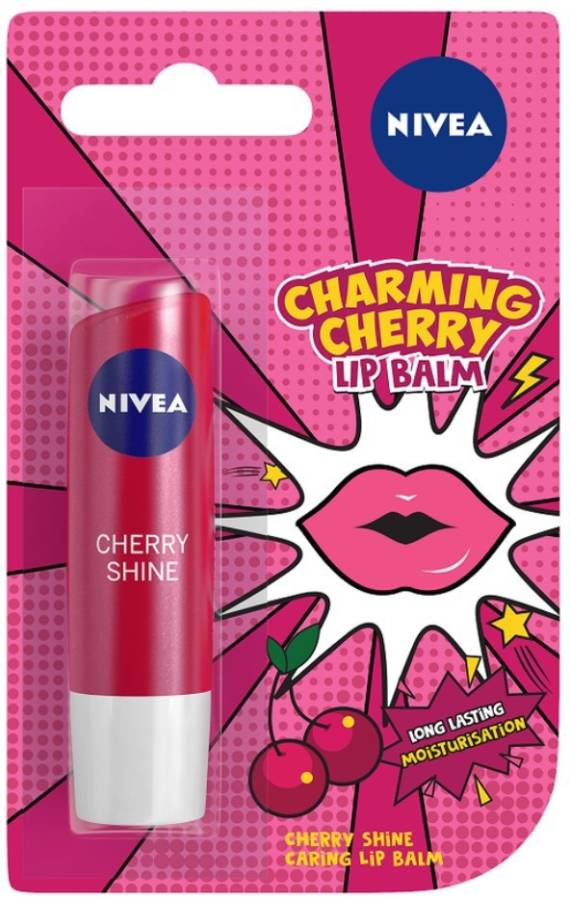 NIVEA Charming Lip Balm Cherry Price in India