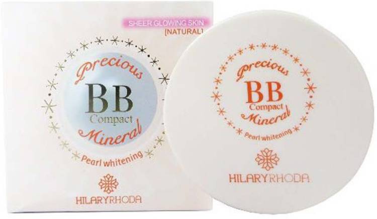 Hilary Rhoda Precious BB Compact Mineral ~ Pearl Whitening Sheer Glowing Natural Skin With Vitamin E ~ Color-03 Compact Price in India