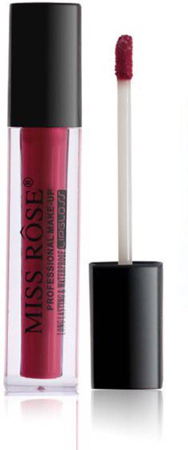 MISS ROSE MATTE WATER PROOF LONG LASTING RED COLOR 3 ML LIP GLOSS 13 Price in India