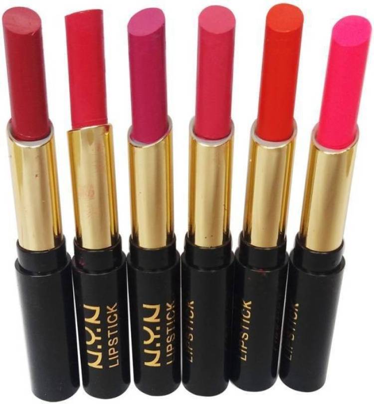 NYN Moisturizing-Matte-and-shiny-rich-color-shade-A(Pack of-6) Price in India