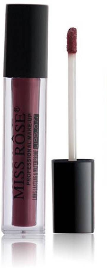 MISS ROSE MATTE WATER PROOF LONG LASTING RED COLOR 3 ML LIP GLOSS 22 Price in India
