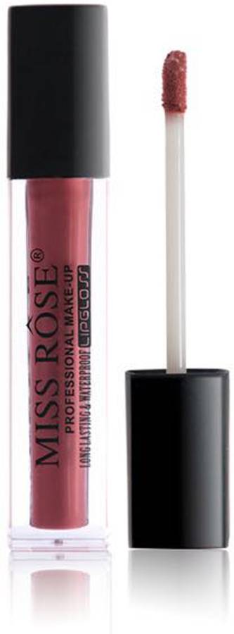 MISS ROSE MATTE WATER PROOF LONG LASTING RED COLOR 3 ML LIP GLOSS 24 Price in India