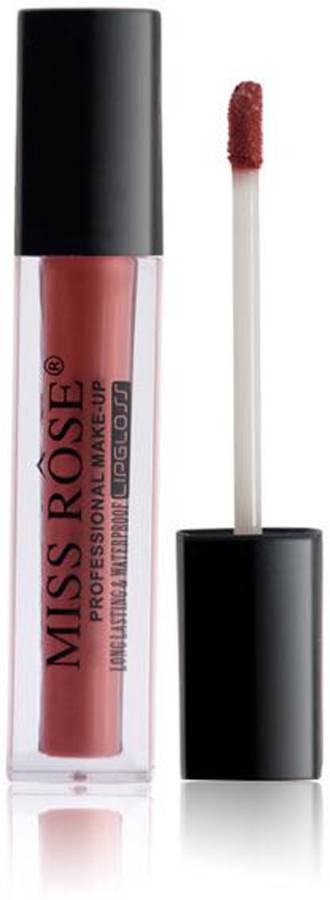 MISS ROSE MATTE WATER PROOF LONG LASTING MAROON 3 ML LIP GLOSS 17 Price in India