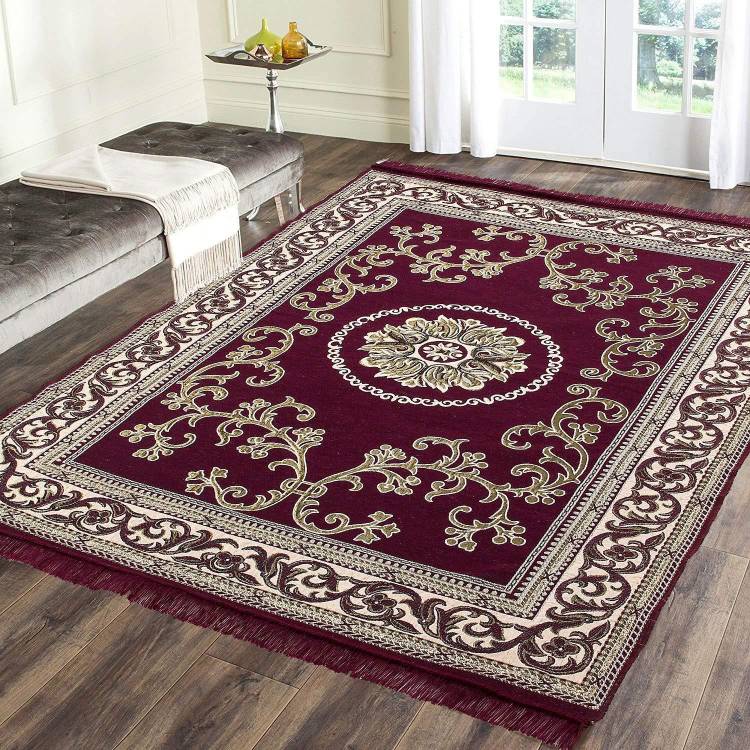 The World Trendz Brown Cotton Carpet