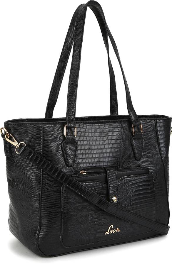 - Anushka collection Women Black Tote - Extra Spacious