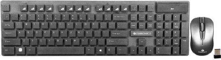 Zebronics Companion 102 Mouse & Wireless Laptop Keyboard