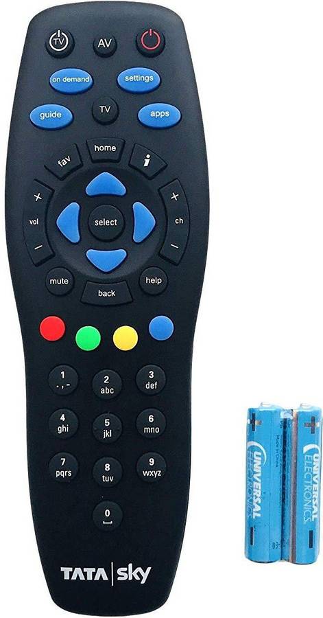 Tata Sky 100% Original Universal (Works With All Tv) NOT A RECORDING REMOTE Tata Sky Setop Box, Tata Sky box, Tata Sky hd Remote Controller