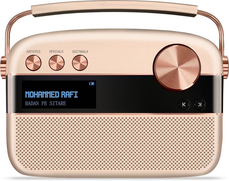 Saregama Carvaan Rose Gold - Sound by HARMAN/ KARDON 10 W Bluetooth Home Theatre