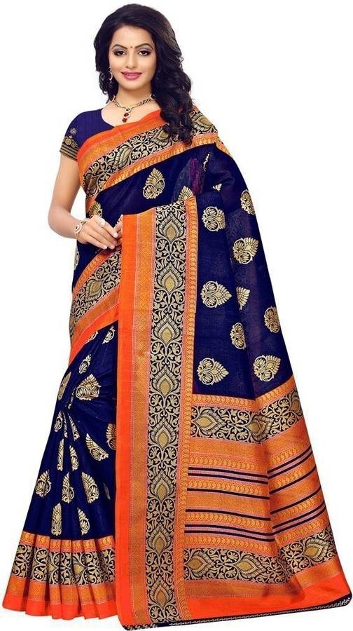 Printed Fashion Poly Silk Saree