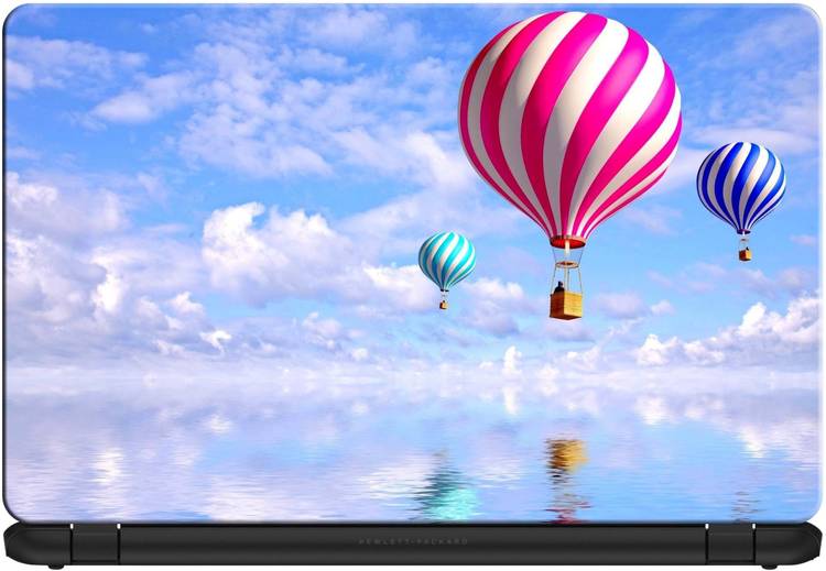 doodad Air Balloon Removable Vinyl Skin Laptop Decal 15.6