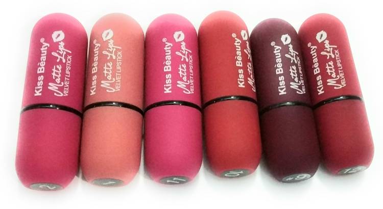 Kiss Beauty Matte Lips Velvet Lipsticks Price in India