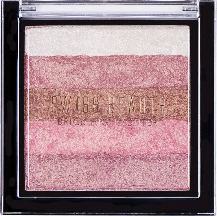 SWISS BEAUTY Blusher Brick Highlighter, Face Makeup, Multicolor-03 ,7 gm Price in India