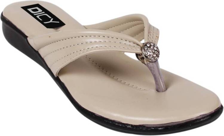Women Dicy Casual Flat Tan Flats Sandal Price in India