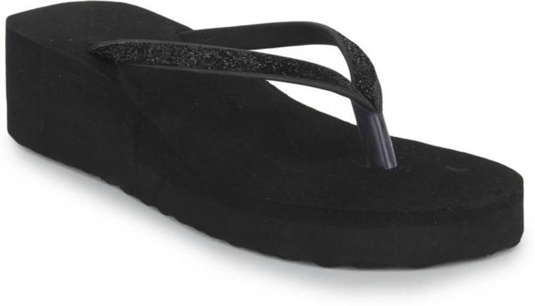 WOMEN BLACK SLIPPER Flip Flops