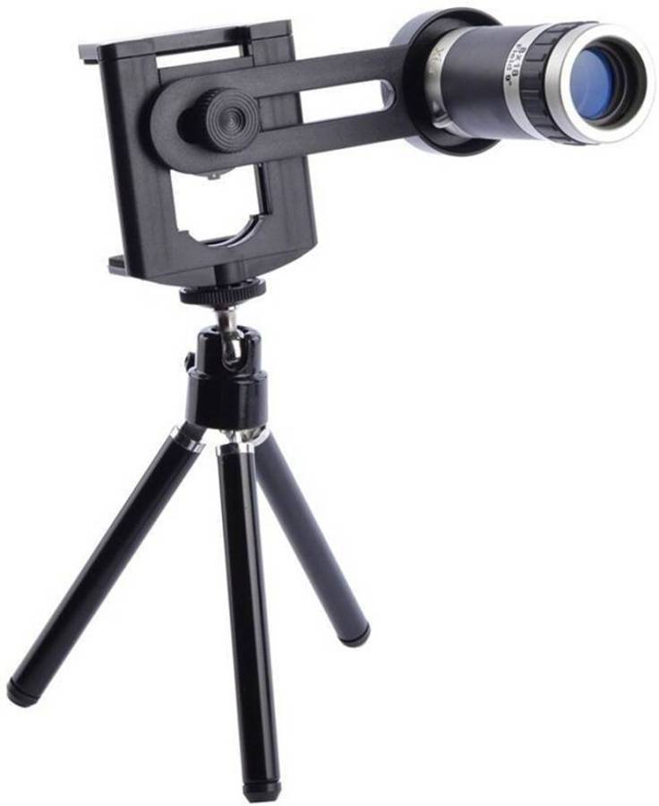 CHG 8x Optical Zoom Tripod Kit With Universal Tripod Mobile Phone  (Wide and Macro)  Lens