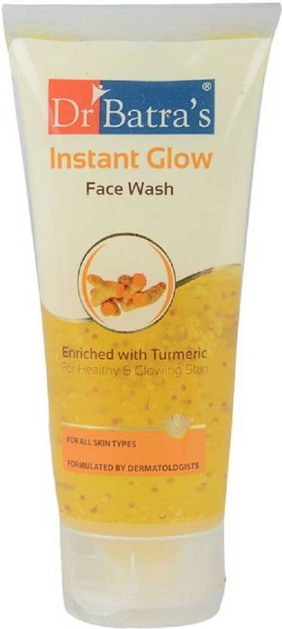 Dr. Batra's Instant Glow  Enriched With Turmeric For Healthy & Glowing Skin Face Wash Price in India