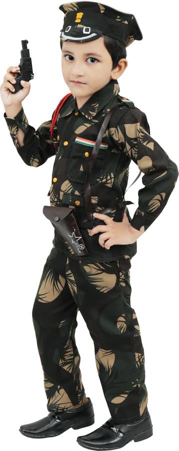 Chandrika Army Dress for 6 - 7 Years� Kids Costume Wear