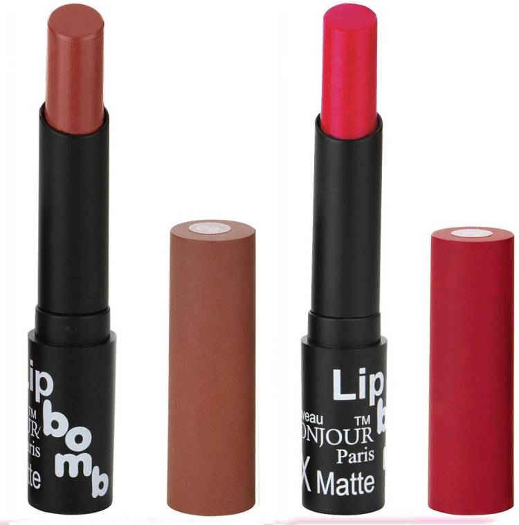 BONJOUR PARIS Indian Lip Color Sensation Ultimate Soft Matte Lipsticks A38 Price in India